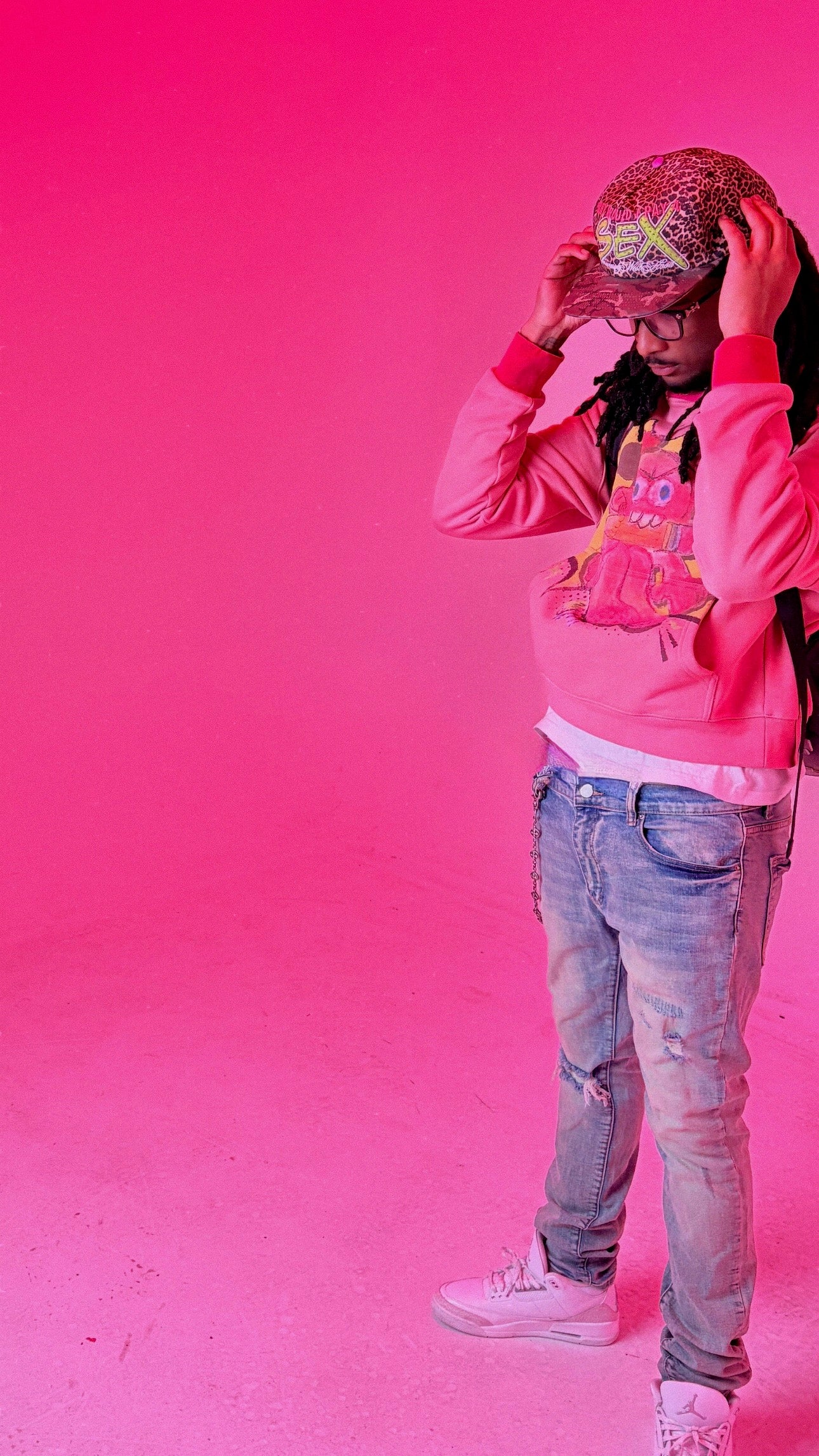 Polka Dot “Crazy Girl” Hoodie